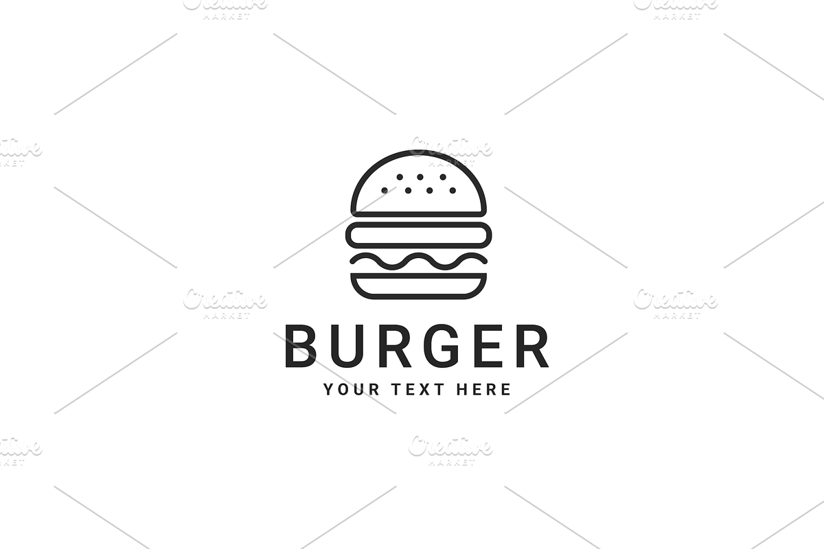 Burger Logo Design in Logo Templates - product preview 8