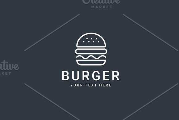 Burger Logo Design in Logo Templates - product preview 1