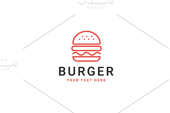 Burger Logo Design in Logo Templates - product preview 2