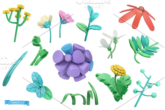 Spring grass, floral background in Illustrations - product preview 1