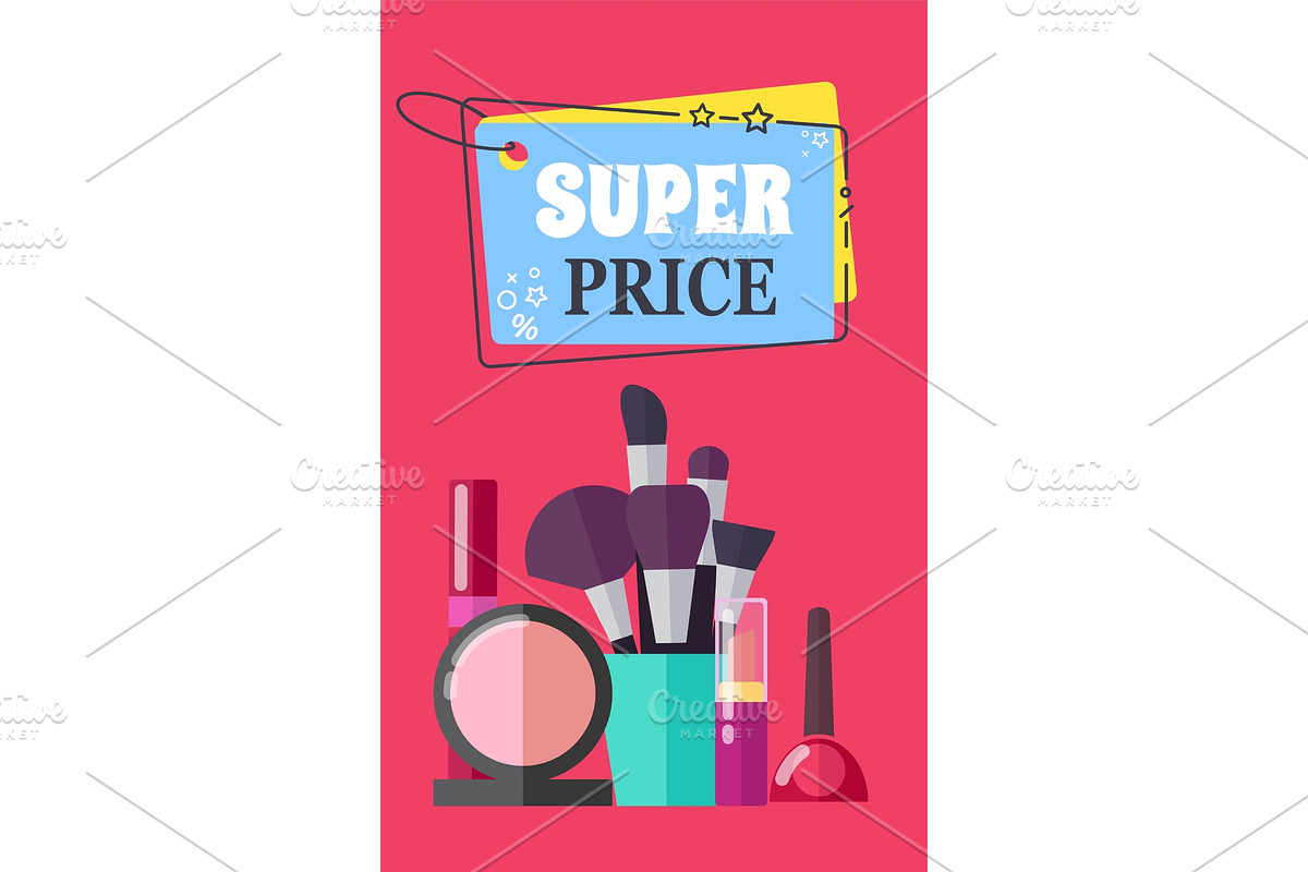 Super Price for Makeup Brushes and in Illustrations - product preview 8