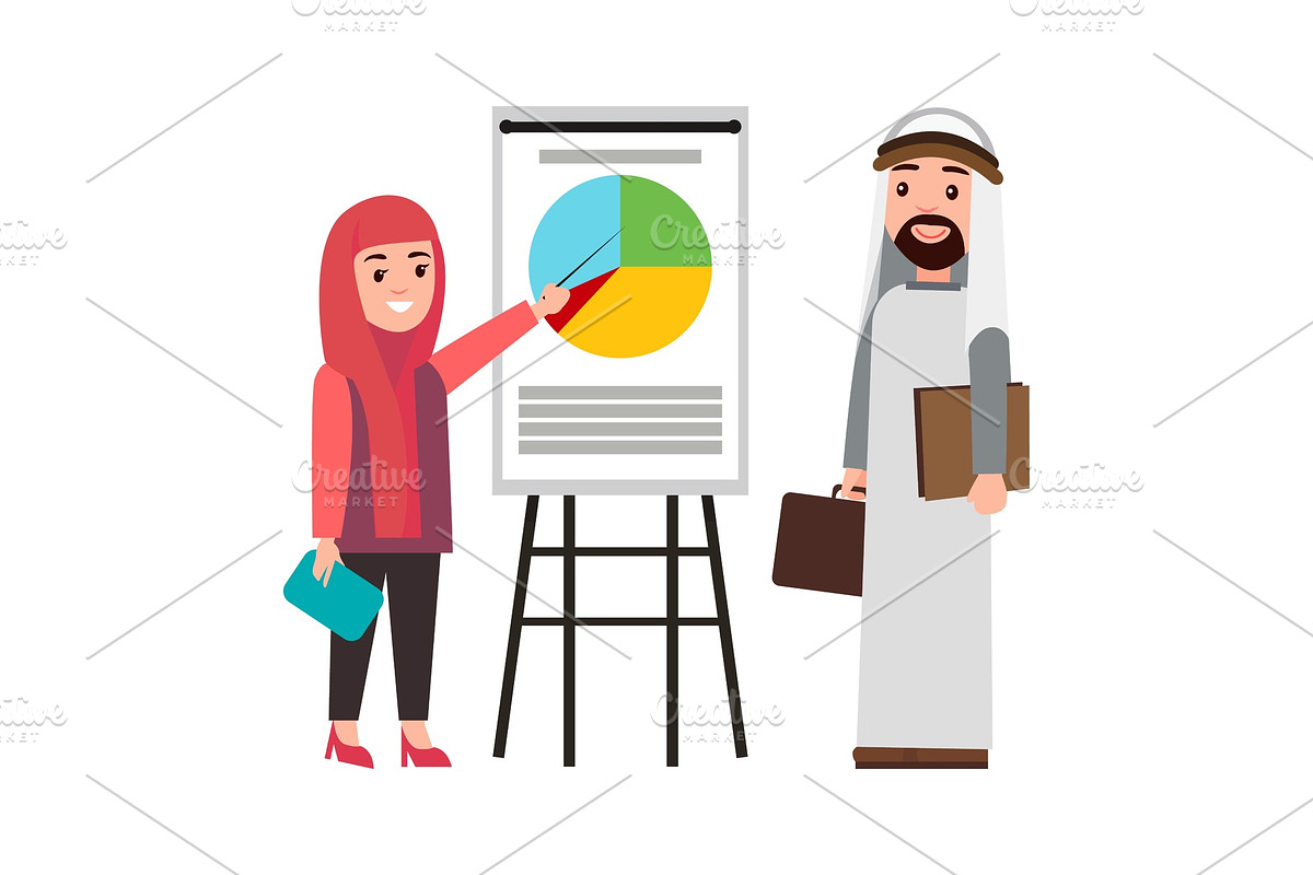 Muslim People and Presentation in Illustrations - product preview 8