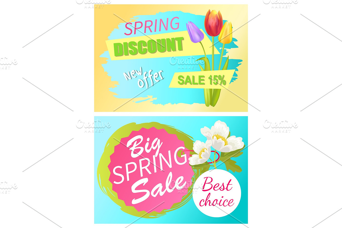 Spring Discount Offer Sale in Illustrations - product preview 8