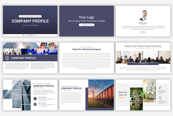 Company Profile PowerPoint Template in PowerPoint Templates - product preview 4