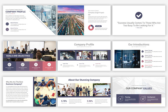 Company Profile PowerPoint Template in PowerPoint Templates - product preview 5