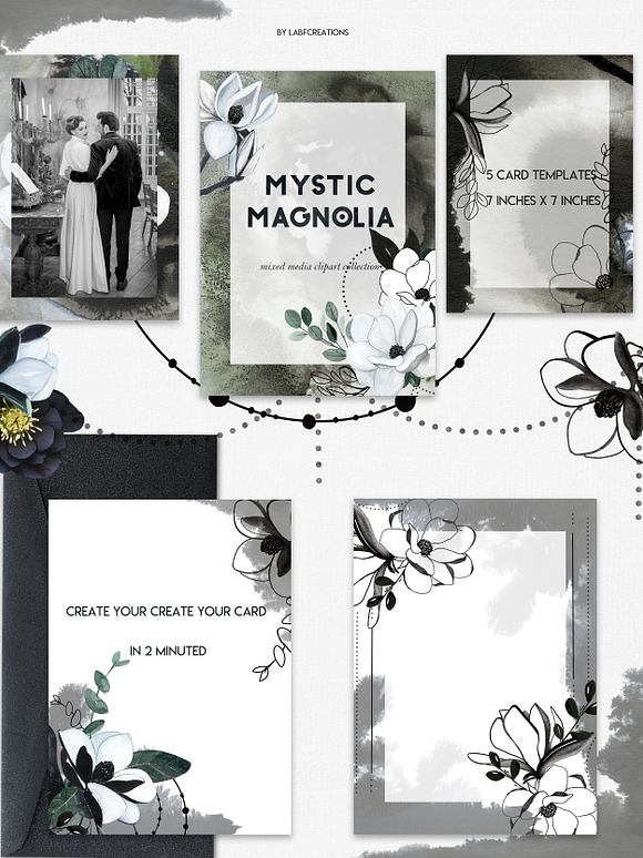-25% OFF Mystic Magnolia flowers in Illustrations - product preview 19