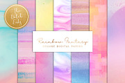 Digital Backgrounds Rainbow Fantasy