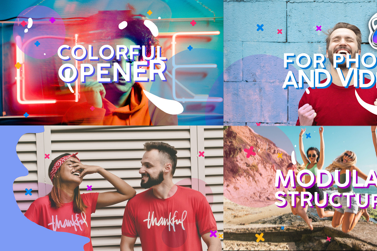 Colorful Opener | FCPX in Templates - product preview 8