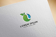 Fruit and Leaf Logo