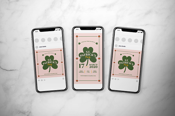St. Patrick's Party Flyer Set in Flyer Templates - product preview 1