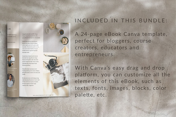 eBook Canva Template | Mink in Magazine Templates - product preview 1