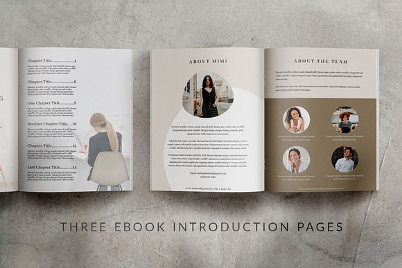 eBook Canva Template | Mink in Magazine Templates - product preview 3