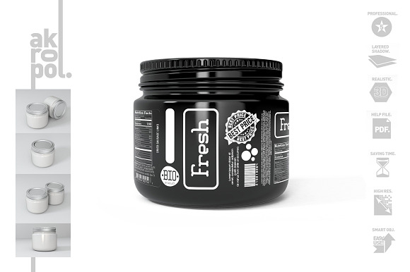 Jar Mock Up in Product Mockups - product preview 6