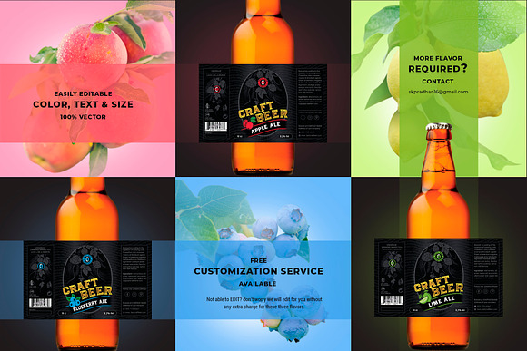 Craft Beer Label Design in Logo Templates - product preview 3