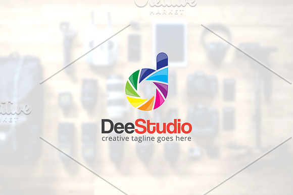 Delta Studio Letter D Logo in Logo Templates - product preview 1