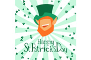 Saint Patricks Day greeting card