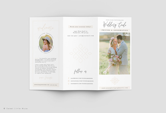 Photography Welcome Guide Template in Flyer Templates - product preview 2
