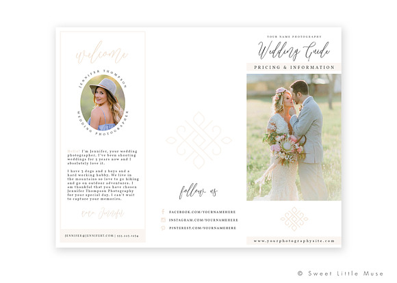 Photography Welcome Guide Template in Flyer Templates - product preview 3