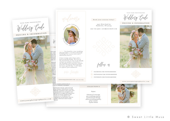 Photography Welcome Guide Template in Flyer Templates - product preview 4