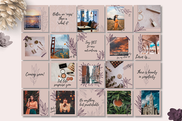 Instagram Puzzle | Posts & Stories in Instagram Templates - product preview 3