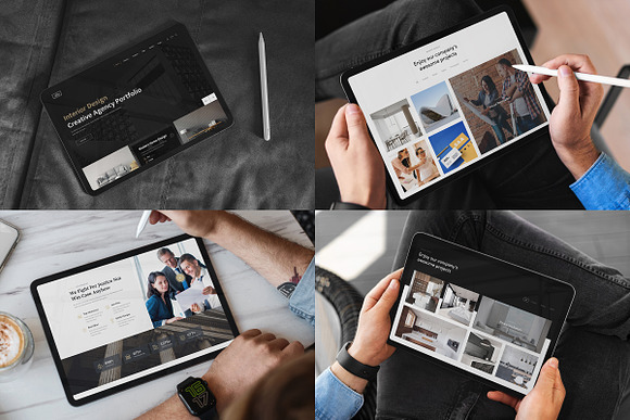 iPad Pro Responsive Mock-Up in Mobile & Web Mockups - product preview 2