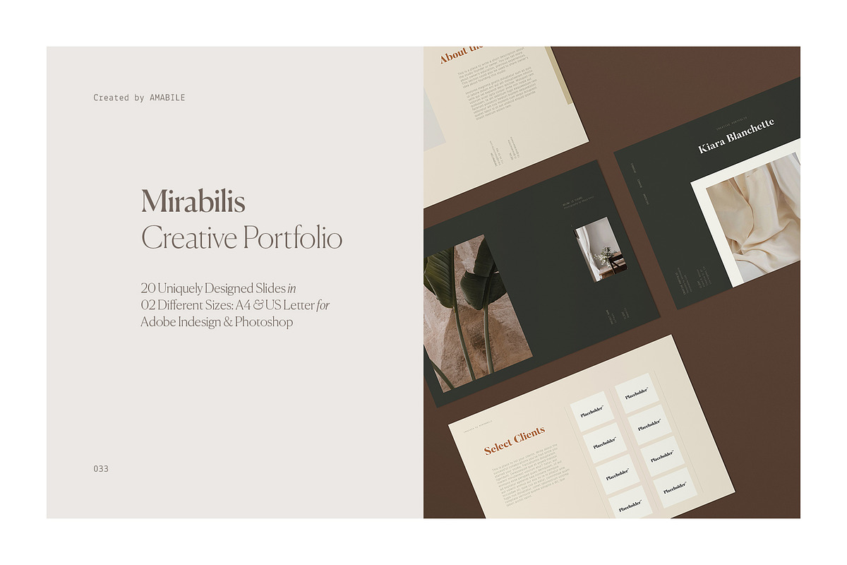 Mirabilis Creative Portfolio in Brochure Templates - product preview 8