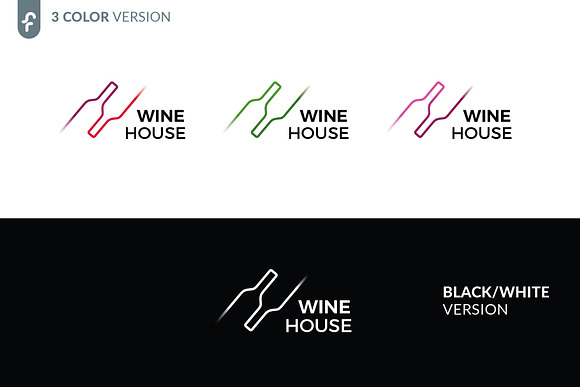 Wine House Logo in Logo Templates - product preview 4