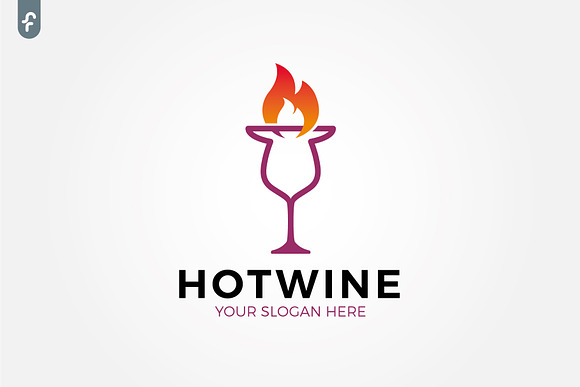 Hot Wine Logo in Logo Templates - product preview 1