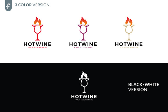 Hot Wine Logo in Logo Templates - product preview 4