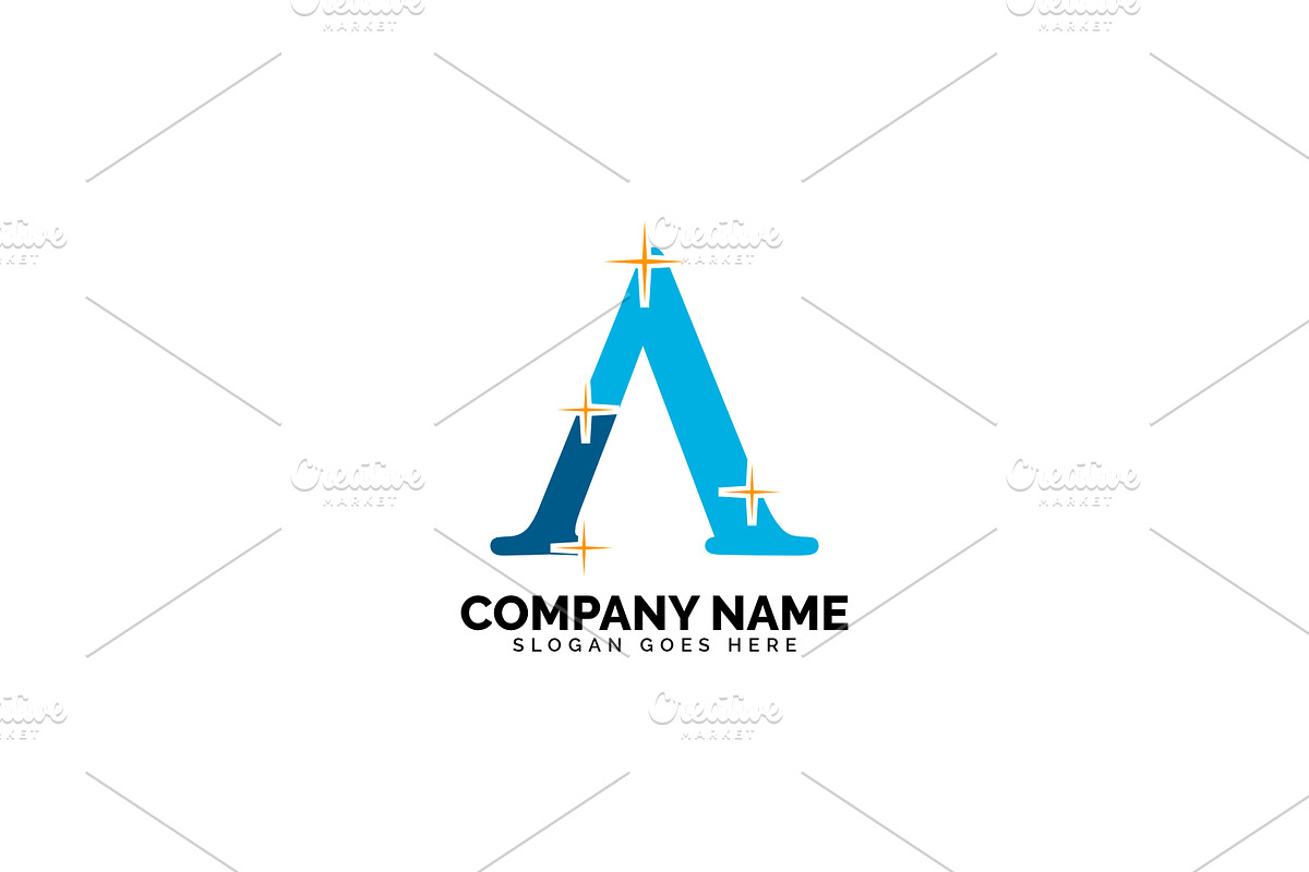 a letter cleaning logo in Logo Templates - product preview 8