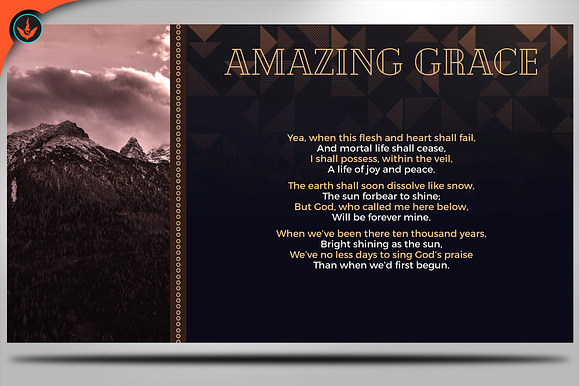 Art Deco Funeral PowerPoint Template in PowerPoint Templates - product preview 5