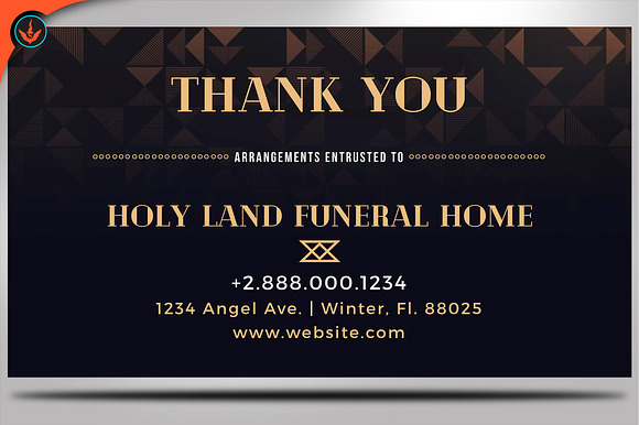Art Deco Funeral PowerPoint Template in PowerPoint Templates - product preview 9