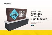 Frontage Church Sign Mockup
