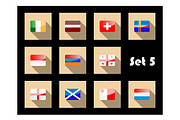 Flag icons set