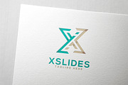 X Slide Letter Logo