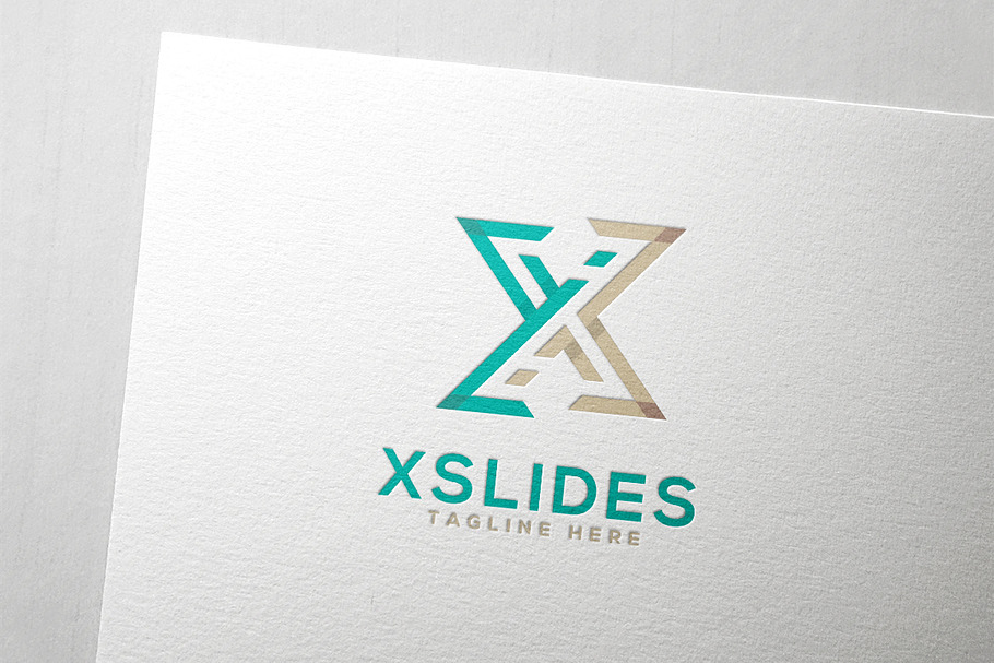 X Slide Letter Logo in Logo Templates - product preview 8
