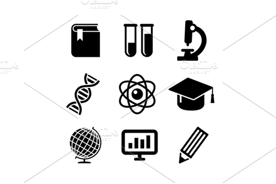 Science and education icons in Graphics - product preview 8