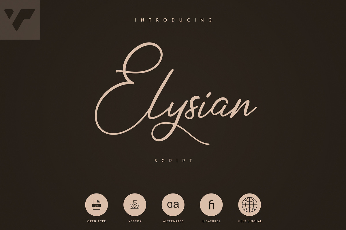 Elysian Script in Script Fonts - product preview 8
