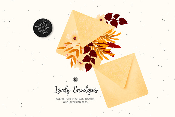 Lovely Envelopes in Illustrations - product preview 2