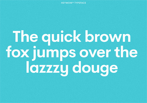 HeyWow Typeface in Sans-Serif Fonts - product preview 5