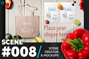 Organic Food Tote Bag Mockup