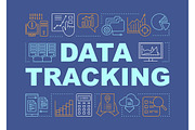 Data tracking space concepts banner