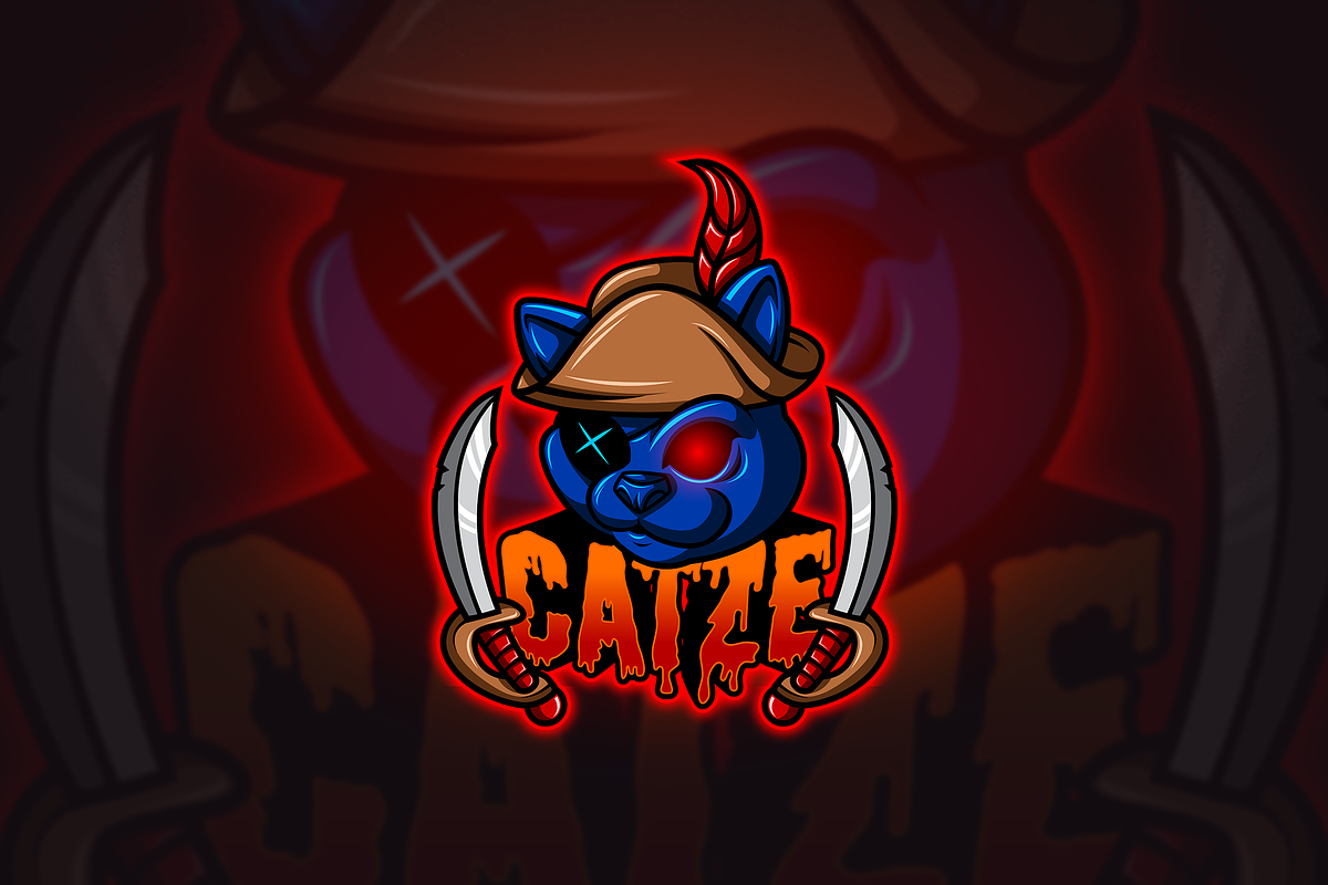 Cat - Mascot & Esport Logo in Logo Templates - product preview 8