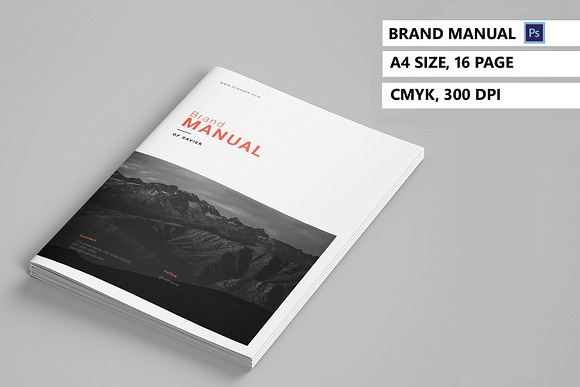 Brand Manual  V964 in Brochure Templates - product preview 8