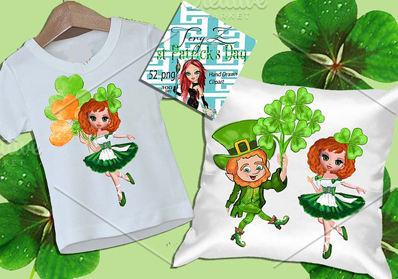 St Patrick's Day Clipart in Illustrations - product preview 9