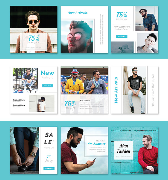 Best Social Media For Fashion in Instagram Templates - product preview 5