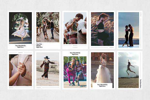 Dancing Pinterest Posts in Pinterest Templates - product preview 6