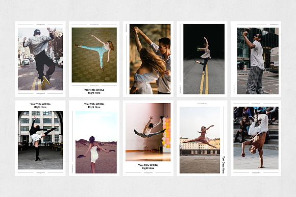 Dancing Pinterest Posts in Pinterest Templates - product preview 7