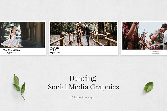 Dancing Twitter Posts in Twitter Templates - product preview 1
