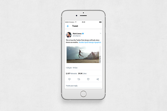 Dancing Twitter Posts in Twitter Templates - product preview 5